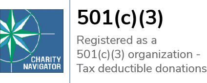 501(c)(3) - Registered as a 501(c)(3) organization - Tax deductible donations